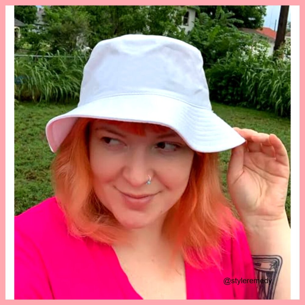 Foldable Polyester Bucket Hat Sun Protection Trav… - image 6